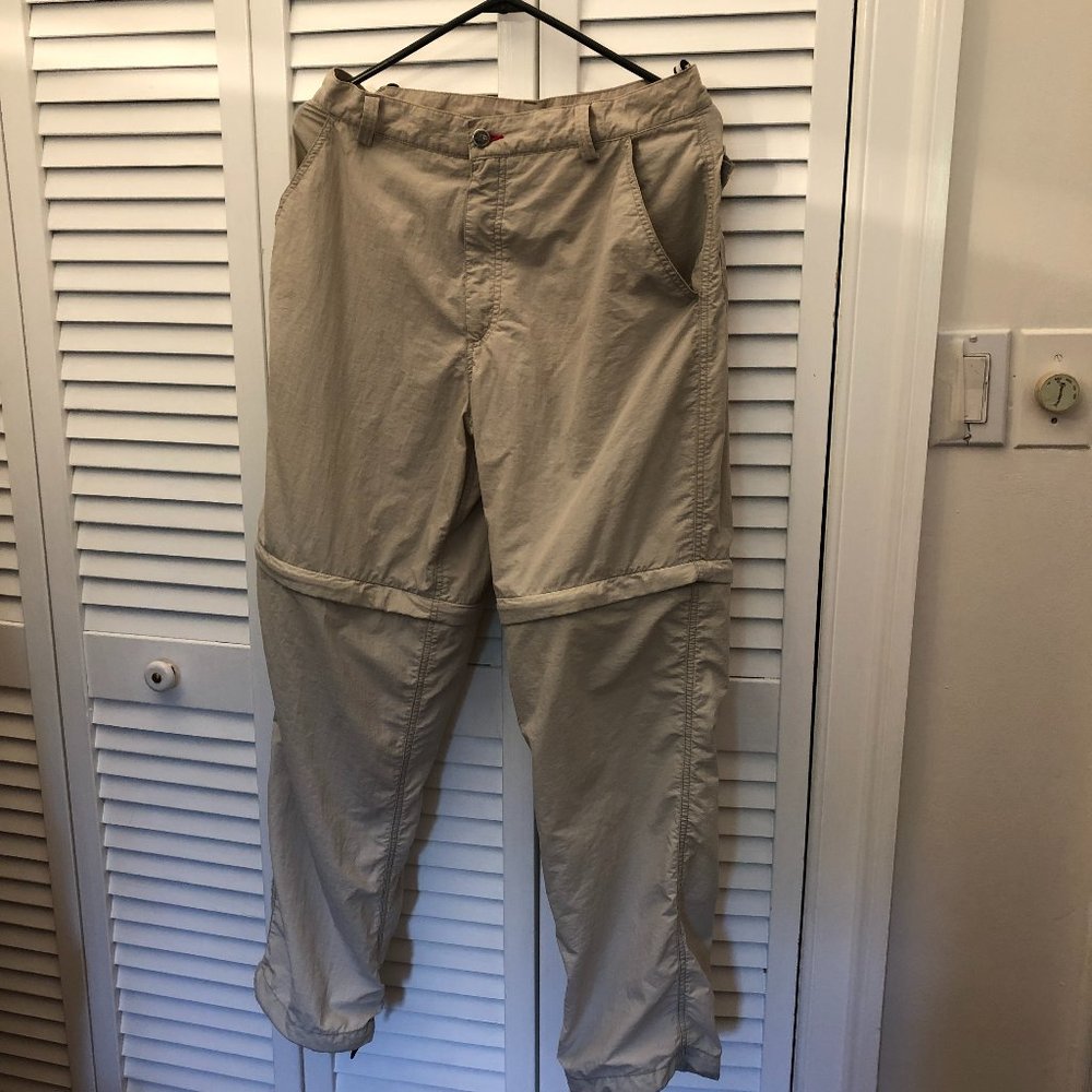 The North Face men athletic convertible pants, 32